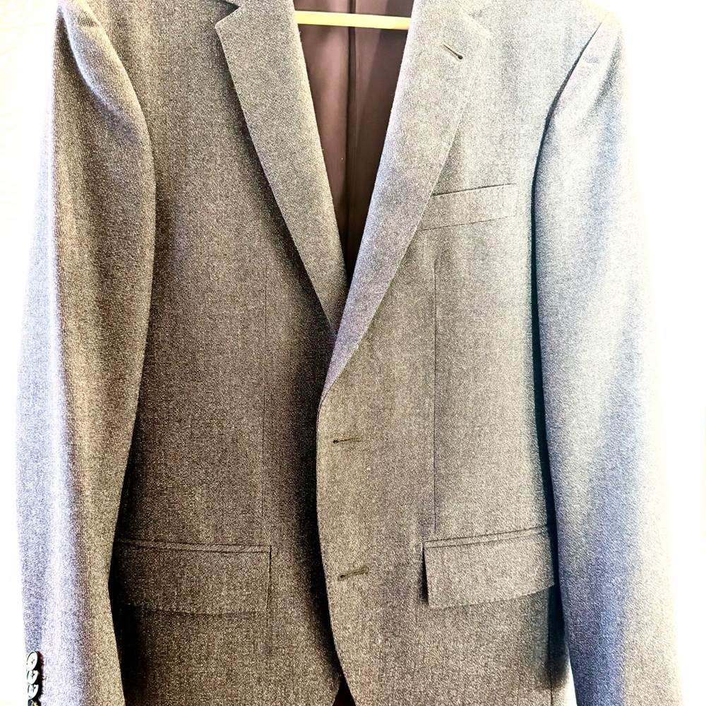 Club Monaco Men 36S Burgundy Blazer